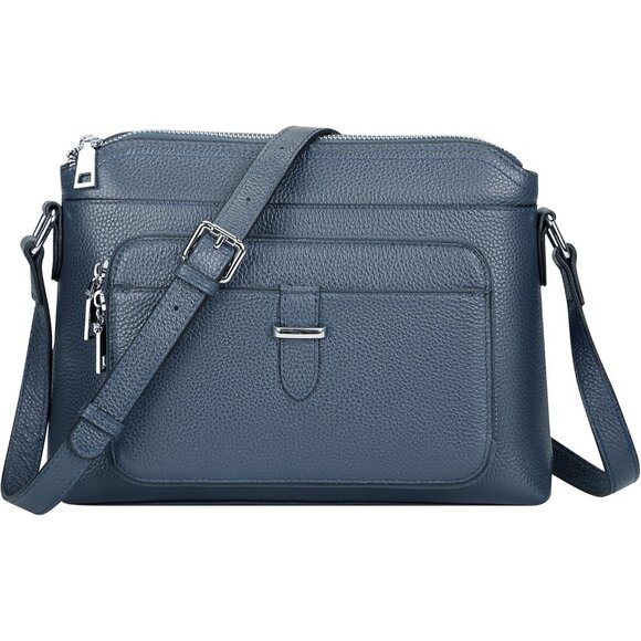 Genuine Leather Crossbody Bags for Women Small Ladies Handbags and Purses with C